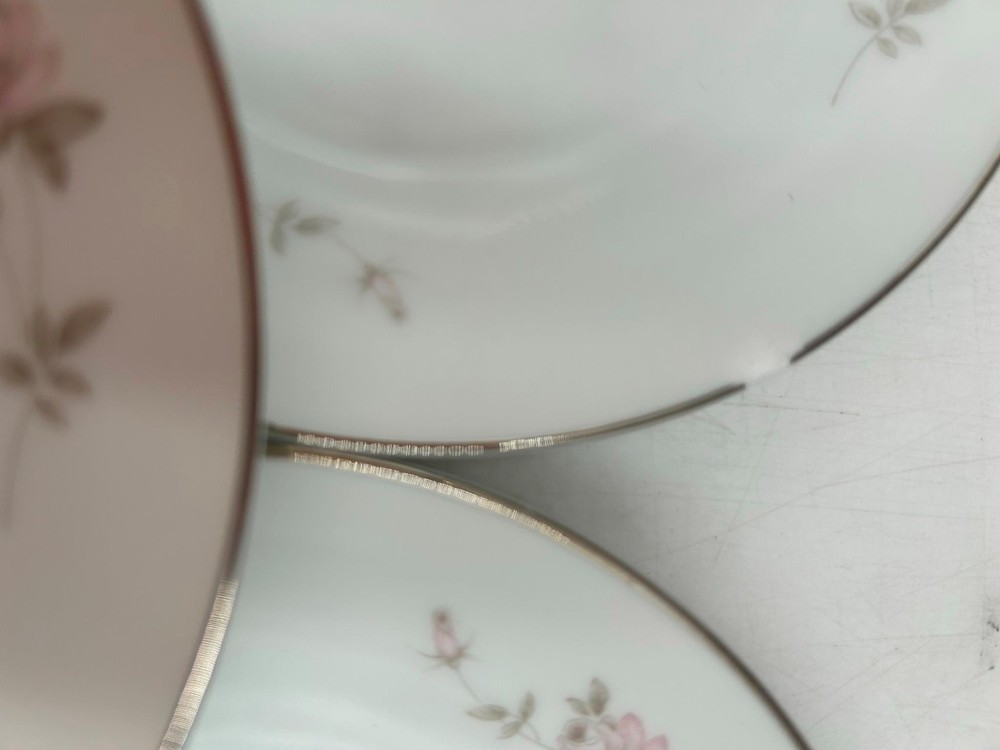 8) NORITAKE BELLEMEAD DESSERT PLATES **READ**