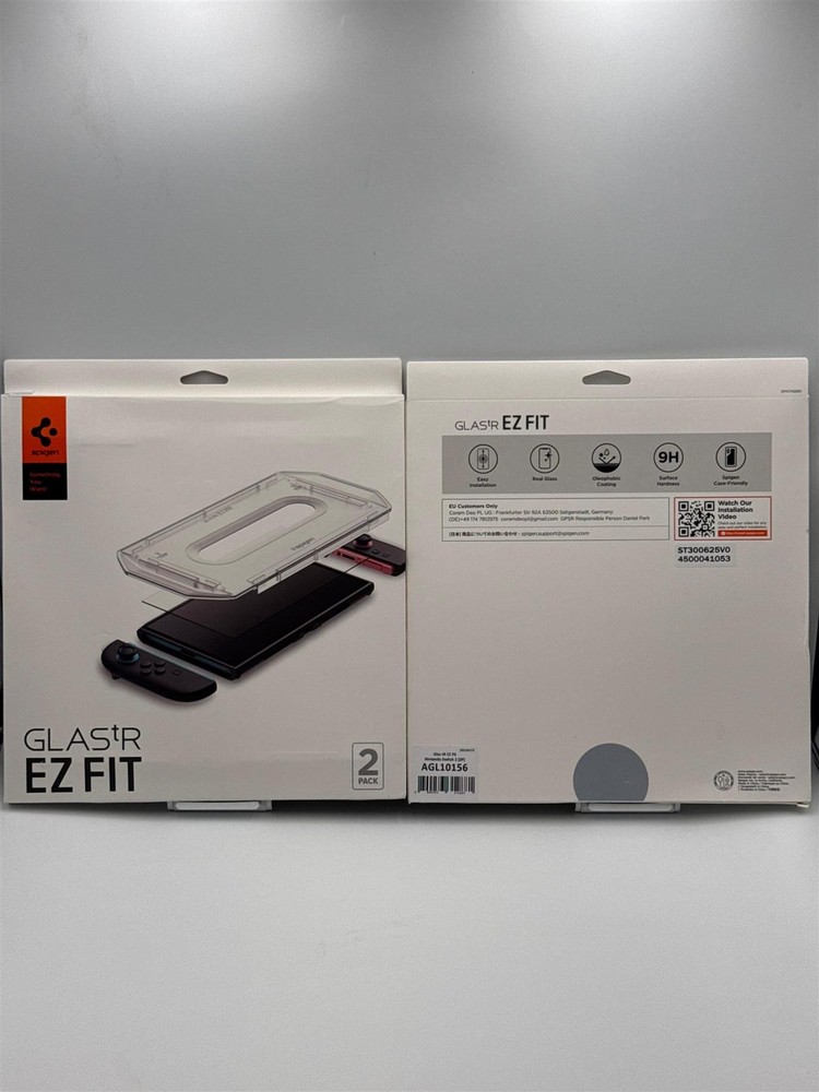 Spigen Glaster EZ Fit Screen Protector for Nintendo Switch 2 7.9" 2 Pack