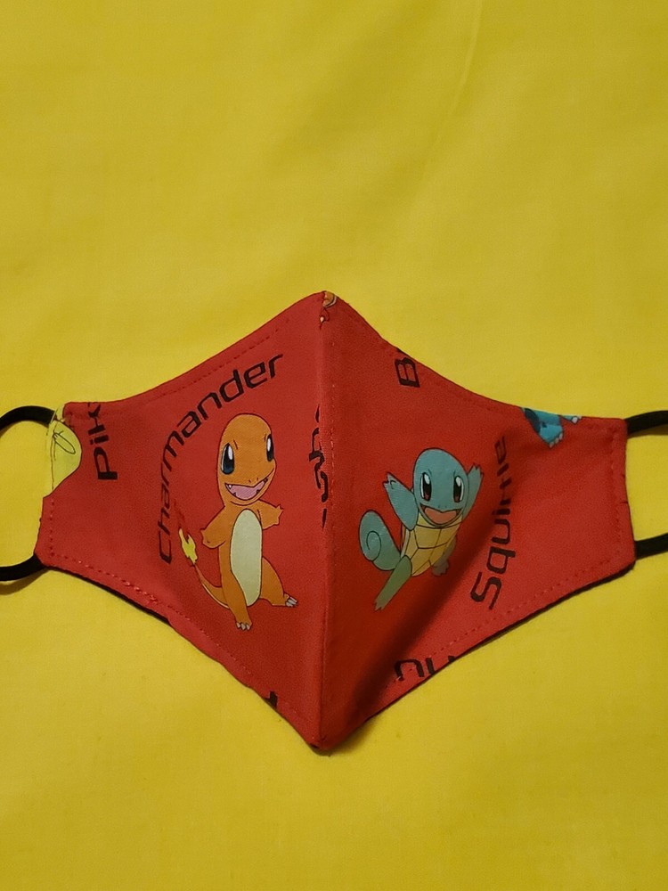 Kids Pokemon Adjustable Face Mask