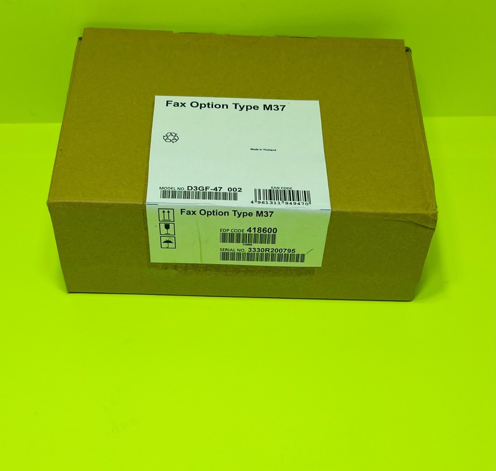 Ricoh Savin Lanier Fax Board Kit Option Type M37