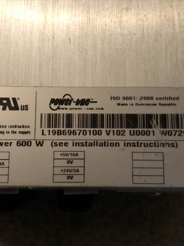 Power-One AC-DC CONVERTER 600W