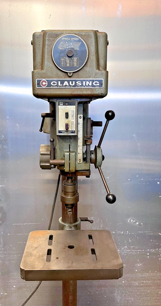 CLAUSING DRILL PRESS 115 VAC 1/2 H.P