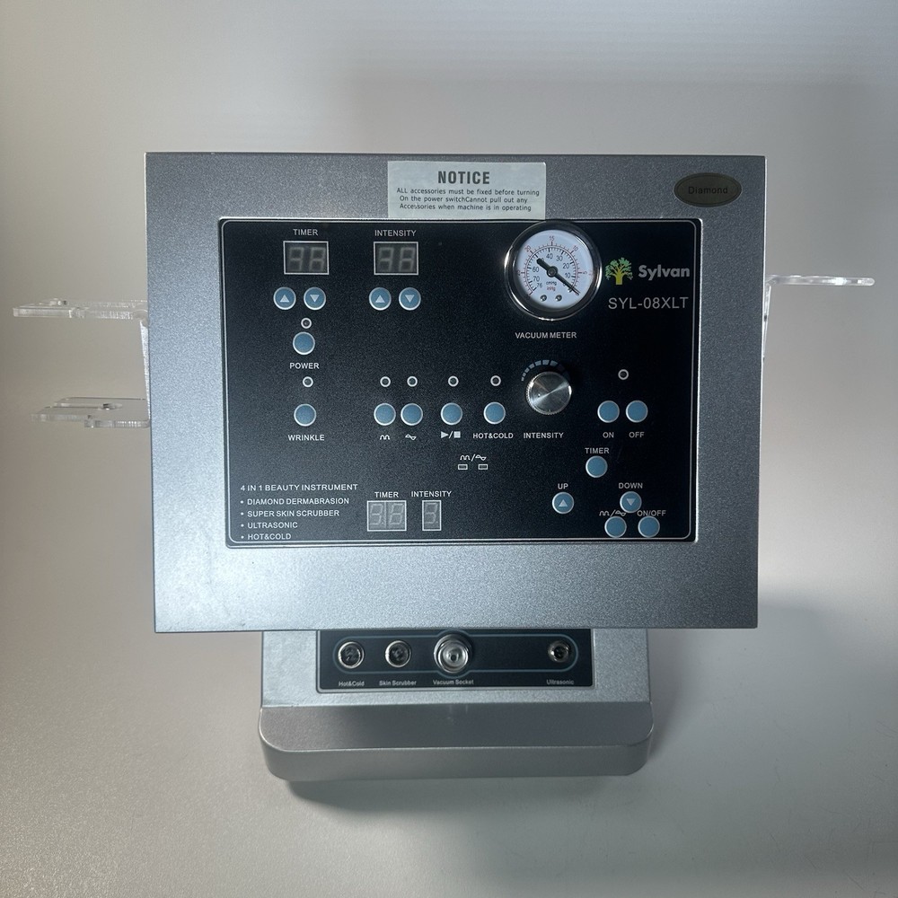 Sylvan Diamond Microdermabrasion 4 Function Unit Model SYL-08XLT Main Unit Only