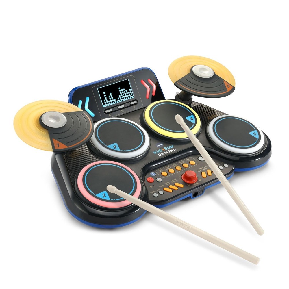 VTech Kidi Star Drum Pad Black