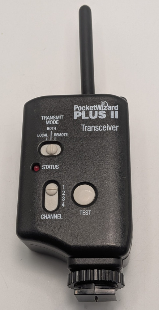 PocketWizard Plus II Transceiver + Free Sync Cable And Manual