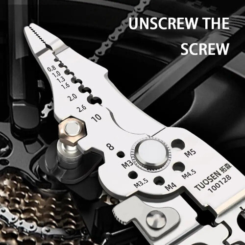 Wire Stripper Decrustation Pliers Crimper Cable Stripper Cutter Wire Tool