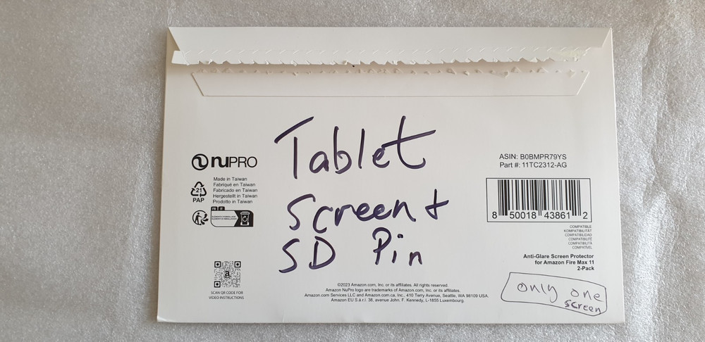 NuPro Anti-Glare Screen Protector for Amazon Fire Max 11 (1-Pack)