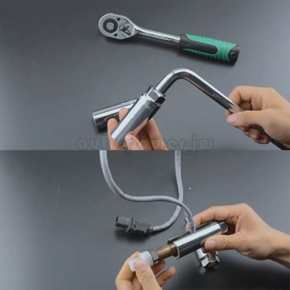 7/8'' 22mm O2 Oxygen Sensor Socket Removal Tool Side Wire Cutout 1/2" Drive US
