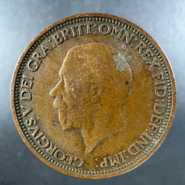 1934 Great Britain Half Penny Lightly Circulated