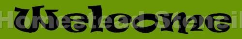 ~ITEM #2875 A Primitive Stencil ~ WELCOME