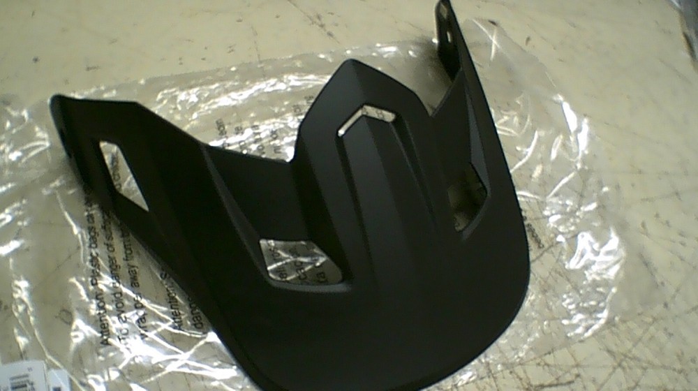 FOX RACING HELMET REPLACEMENT VISOR PEAK - V2 MX19 - MATTE BLACK