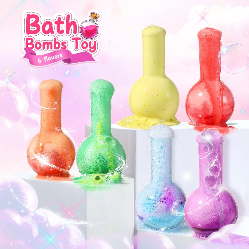 MeCids Magic Potion Bubble Bath Bombs for Kids -Bath Color Tablets Bath Potio...