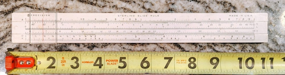 🗽VINTAGE STERLING SLIDE RULE