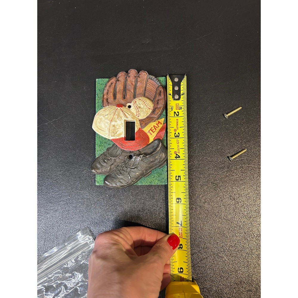 Vintage Baseball Switchplate