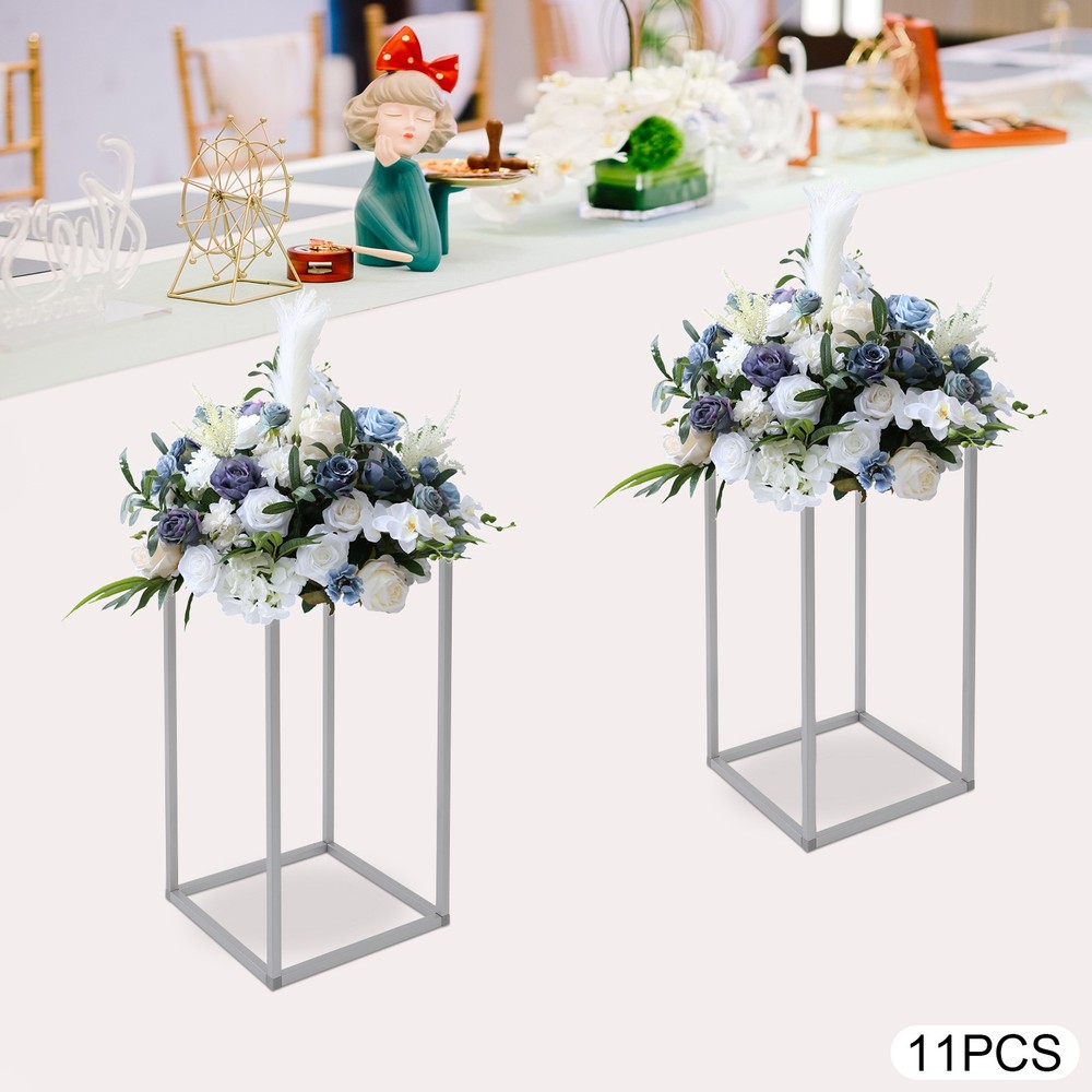 11 Pcs Flower Stands Flower Holder for Wedding Decorations Rectangular Wedding