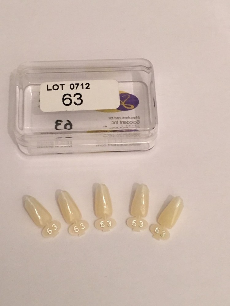 Dental Polycarbonate Temporary Crowns 5 pcs #63