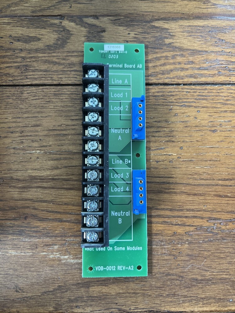 Vantage Master Terminal Board AB VDB-0012 REV-A2