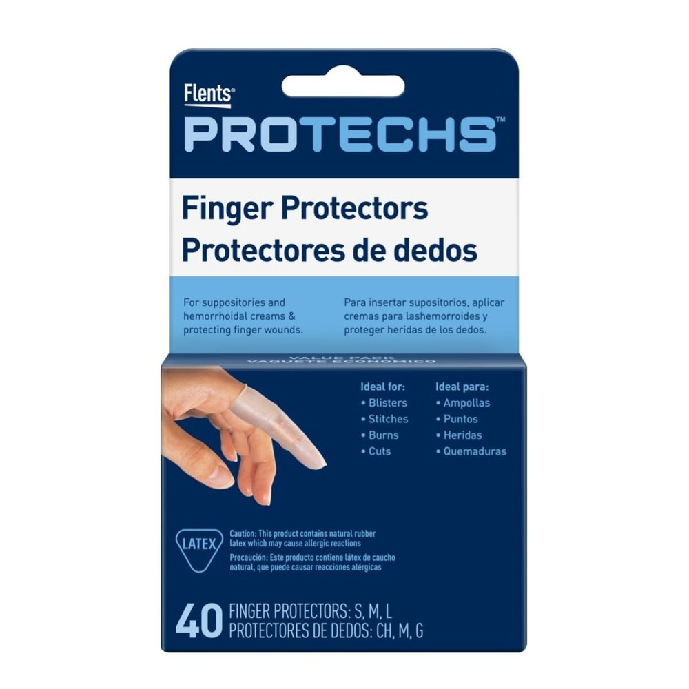 Protechs 40 Count Finger Protectors & Toe Cots - Ultimate Wound Care Solution