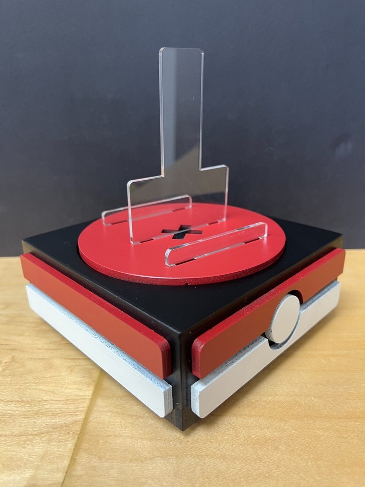 Red/White Pokeball Themed Display Spinner