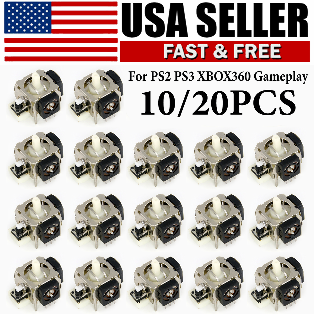 New Analog Stick Joystick Replacement For PS2 PS3 XBOX360 Dualshock Controller