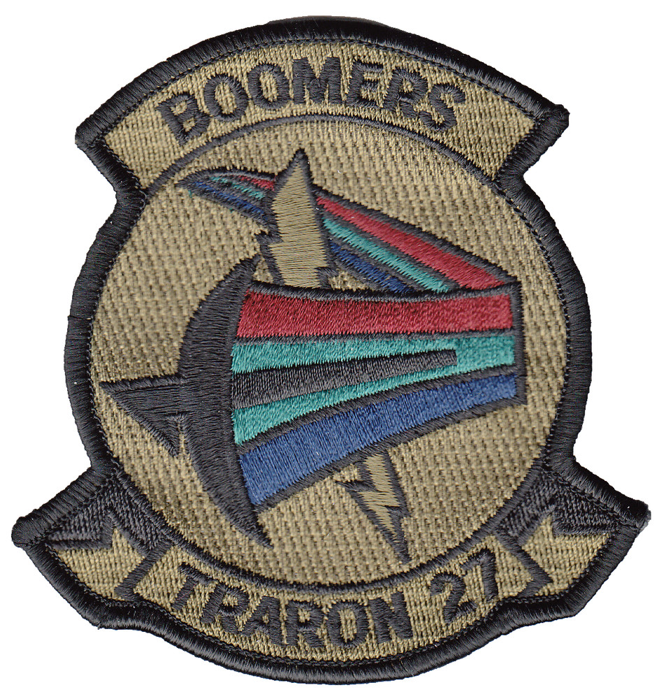 TRARON 27 BOOMERS OD GREEN STANDARD CHEST PATCH