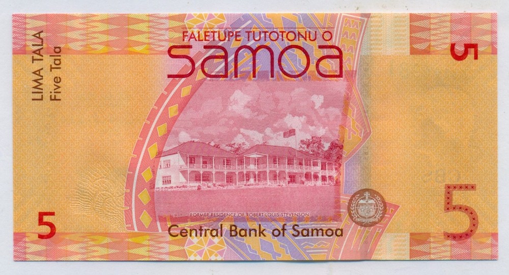 Samoa 2017 5 Tala Bank Note Gem Unc 66 EPQ PMG