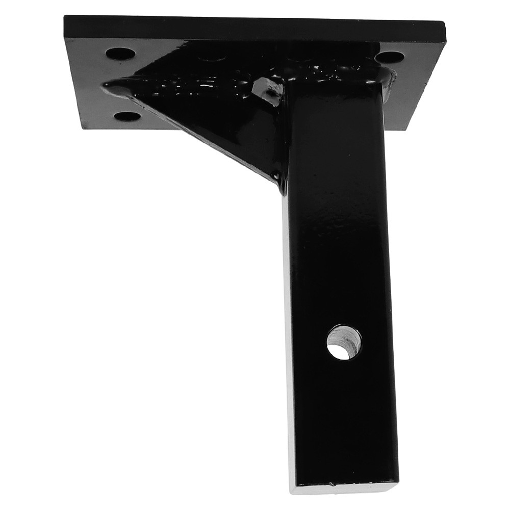 Solid 8-Hole 10000lb Square-Hook Mount For 2" Square Tow Hitch Receiver Adjustab