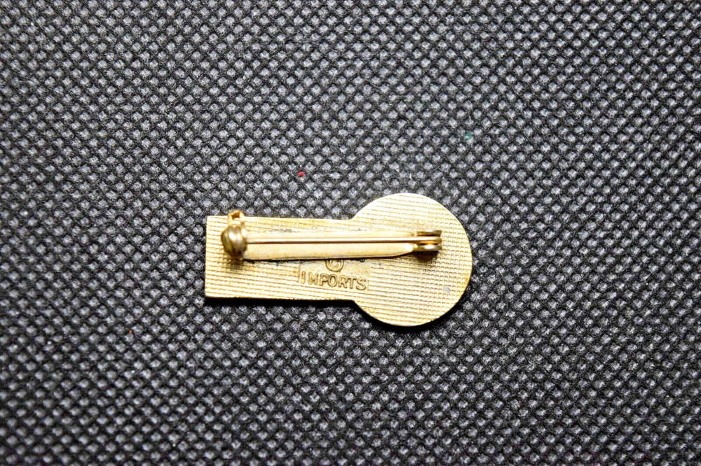 Ski Racer Blue Ski Pin
