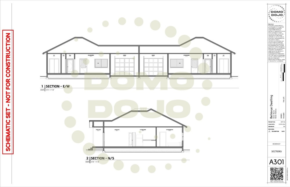 Bellevue Dwelling Duplex Plans – PDF Downloadable Blueprint