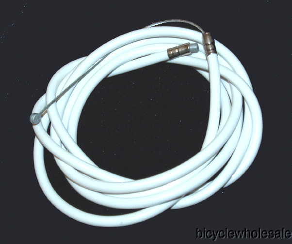 Universal Derailleur Cable 60" & 65" Wire / White NEW!
