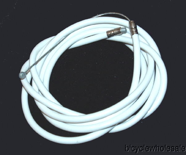 Universal Derailleur Cable 60" & 65" Wire / White NEW!