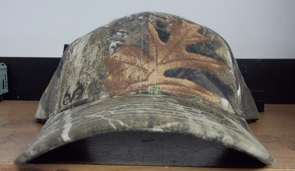 NEW REAL TREE EDGE LC 10 CAMO BALL CAP HAT FLEX STRAP NO PLASTIC MESH SOLID OSFM