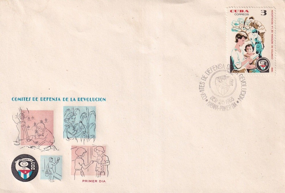 G017 sCuba 1968 FDC