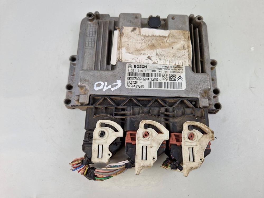 Peugeot 206 2001 Engine Control Module ECU 9676089280 kW BVV2082