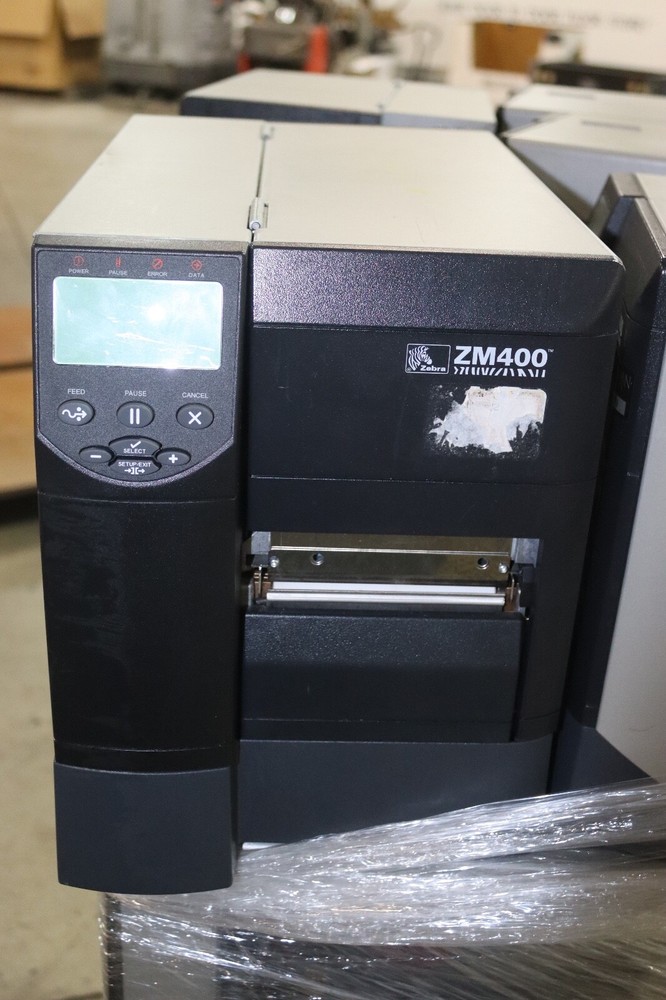 Zebra ZM400 Thermal Label Printer WORKING