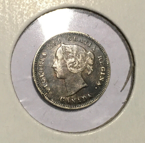 Canada 5c Silver 1890-H VF+