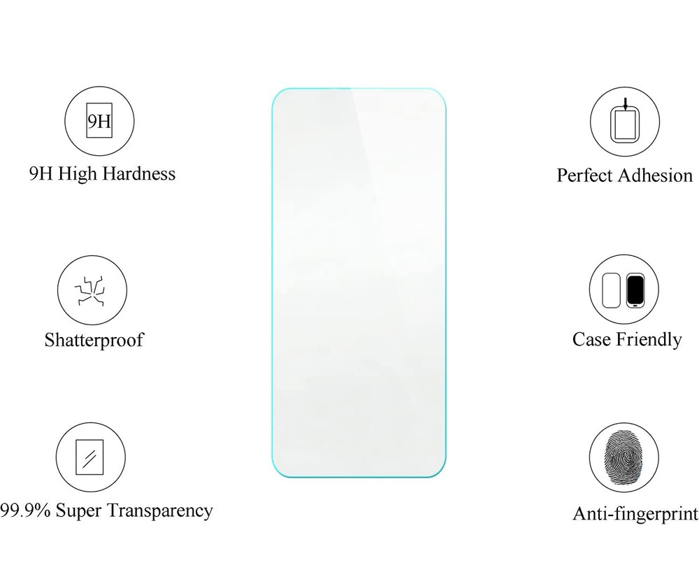 for Vortex CG65 Phone Case Cover Glass Screen Protector A1