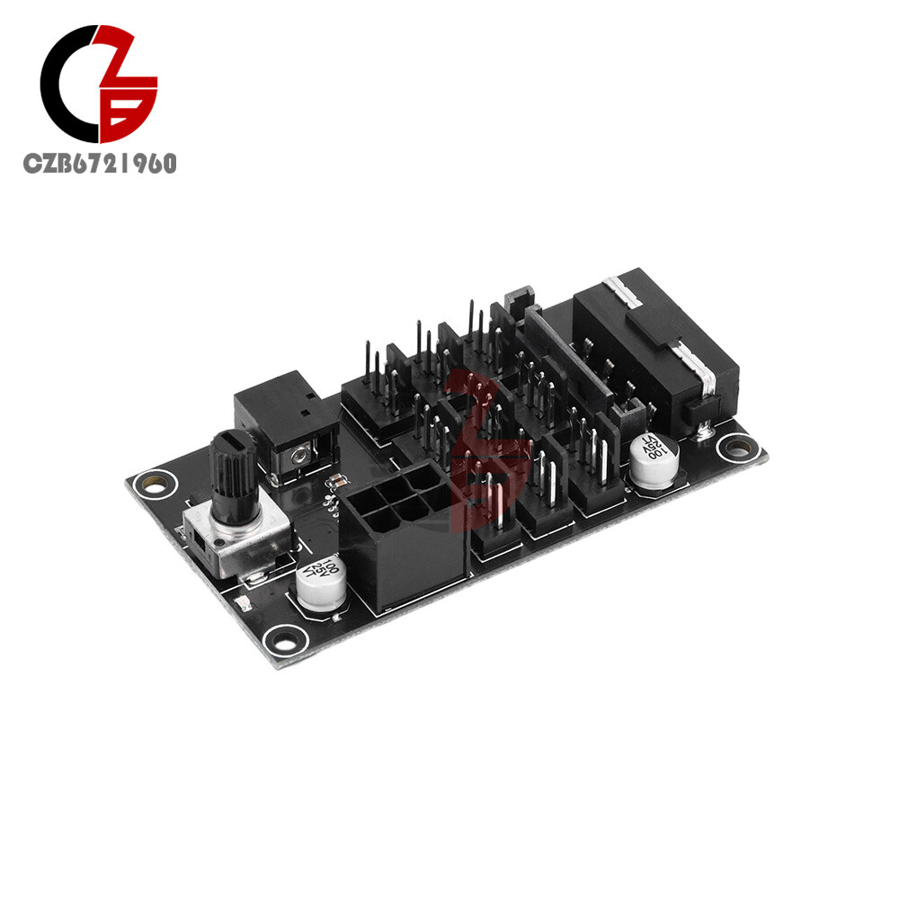 Computer Chassis PWM Violent Fan Speed Controller 9-Channel Fan Hub Controller