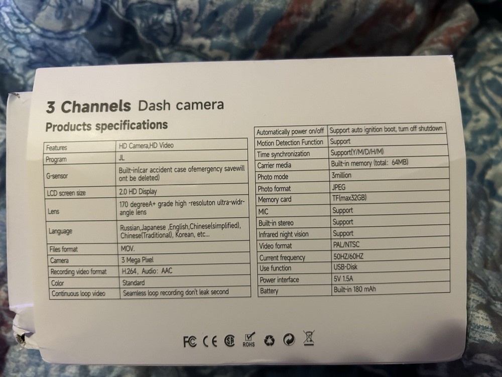 4K 3-Channel Dash Cam