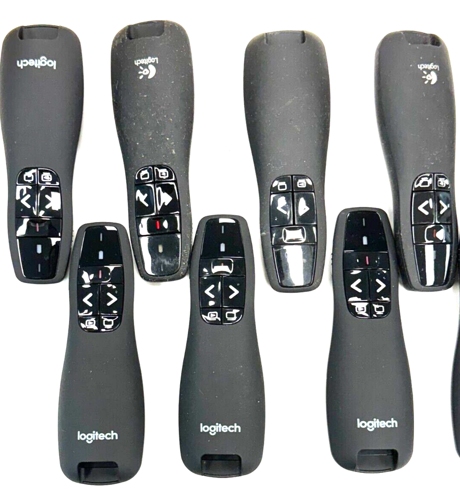 9 PACK - Logitech R400 Wireless Red Laser Presentation Remote Pointer