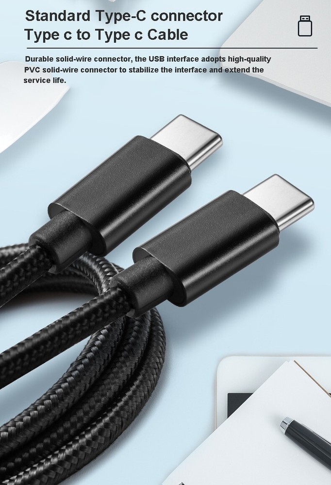 5 FT 60W USB-C Fast Charging/Data Cable for Orbic Joy 2