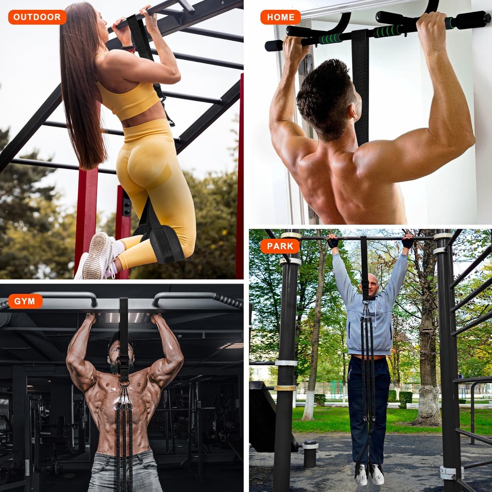 Pull Up Assistance Bands, Heavy-Duty Assisted Pull Up Resistance Band, Adjust...