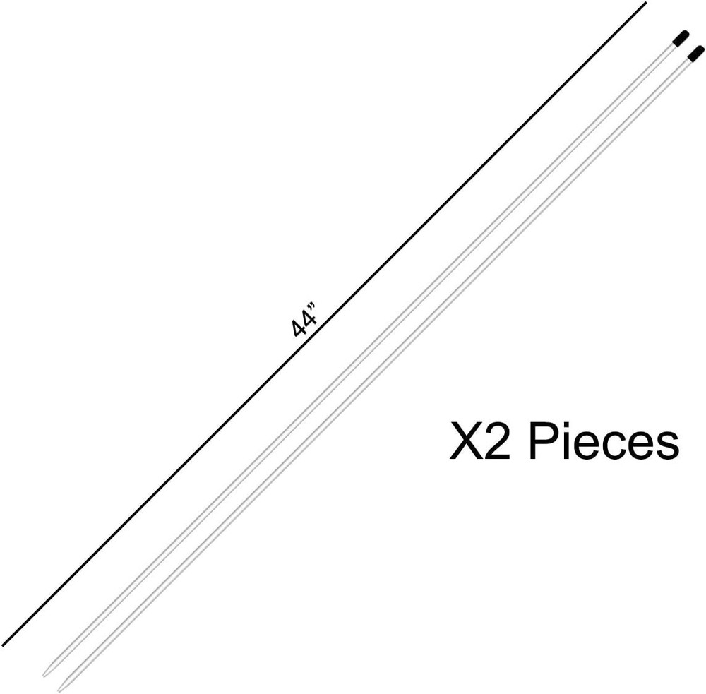Golf Swing Alignment Sticks 2-Pack - Lightweight