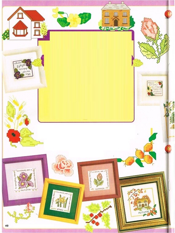 42 MINI SAMPLERS  CROSS STITCH PATTERN ONLY   EQ - RP