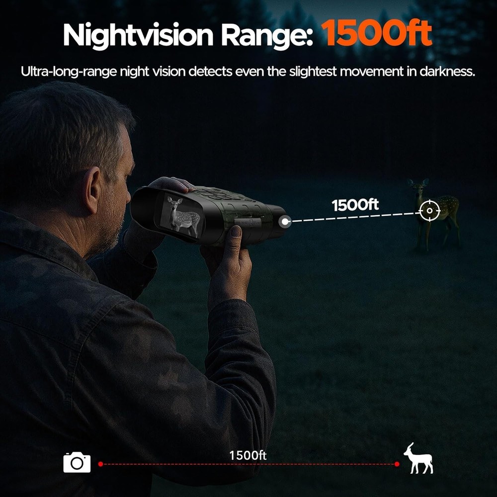 4K Night Vision Binoculars 112MP Camera