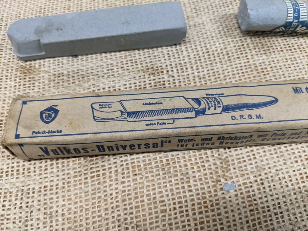 Vulkos Universal German sharpening stone, with box