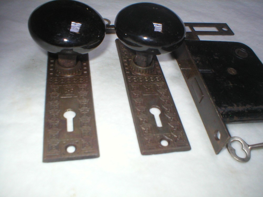 Antique Victorian Era Door Hardware