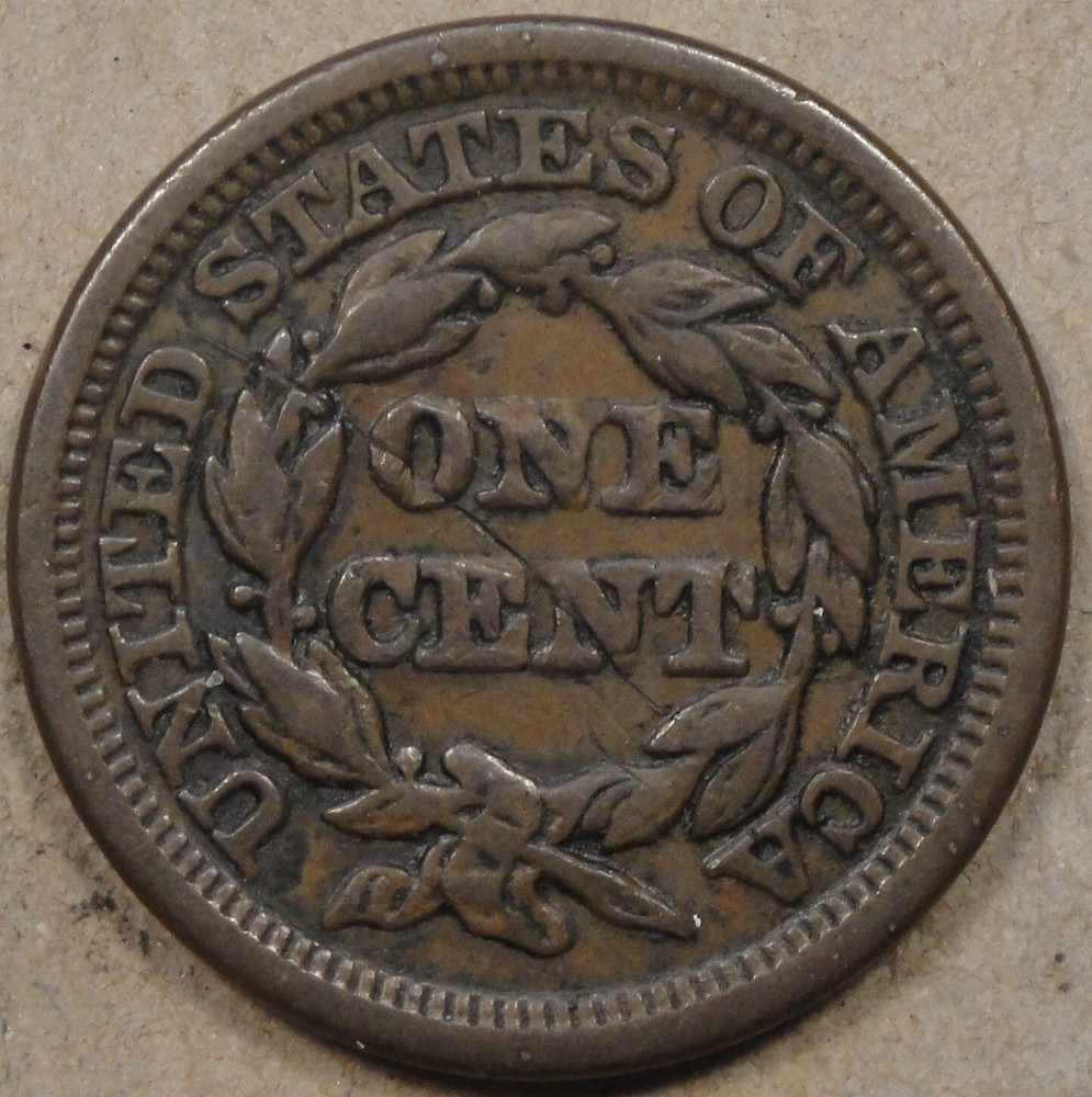 1847 Large Cent as Pictured