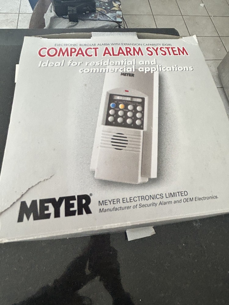 Meyer Compact Alarm System~Residential And Commercial Application