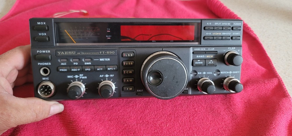 FRONT PANEL W/ CONTROLS  FOR YAESU FT 890 HF TRANSCEIVER